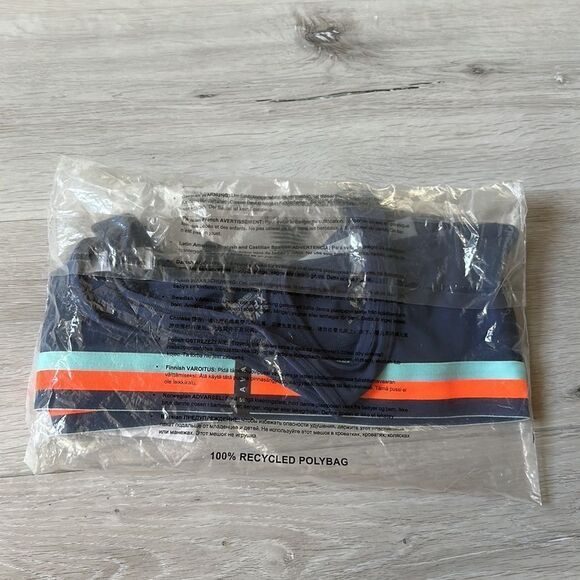 Savage x Fenty Lineup Low-Impact‎ Sport Bra Blue/Orange XL Blue Berry NWT IN PKG - Picture 7 of 7
